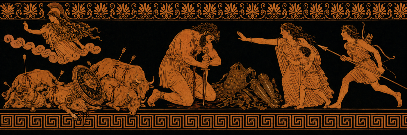 Posthomerica, Book 5 — The Judgement of the Arms; the Suicide of Ajax