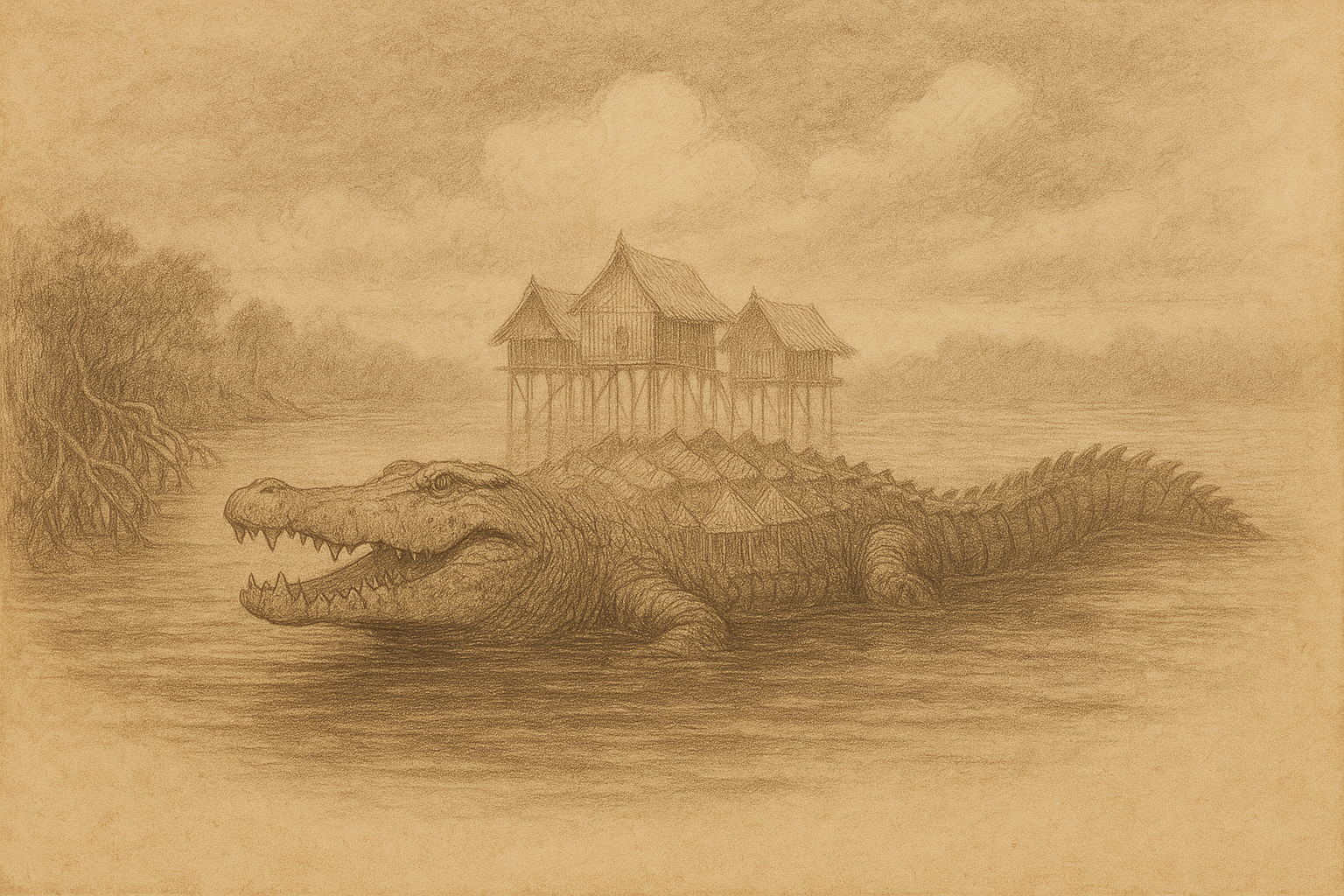 Where the River Meets the Sea, the Spirits Have Teeth — The Crocodile