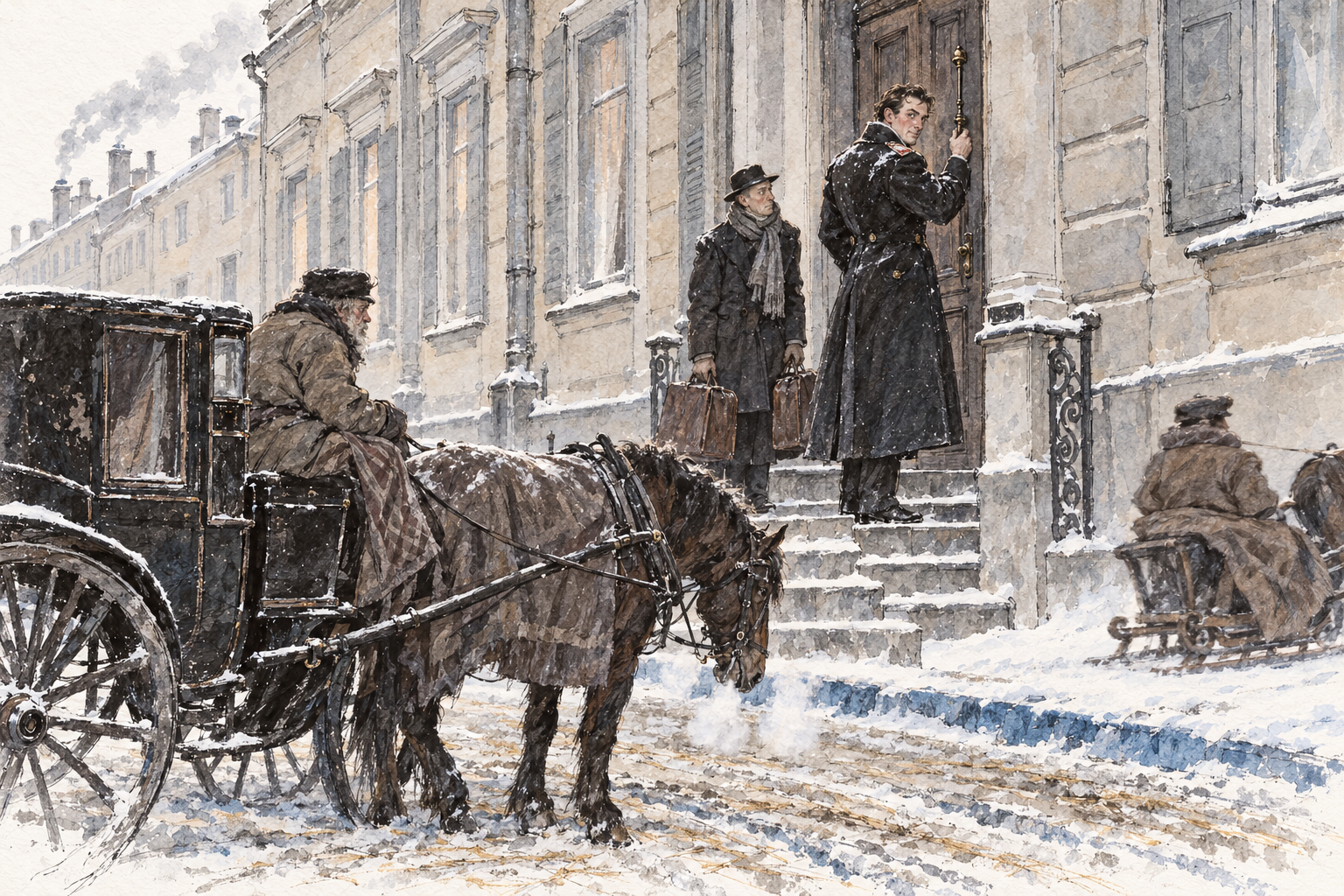 The Hired Brougham on the Morskaya