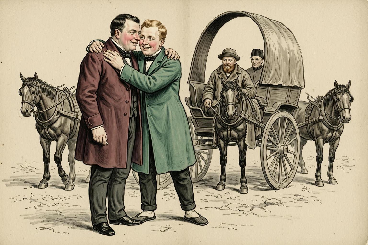 The kiss on the porch