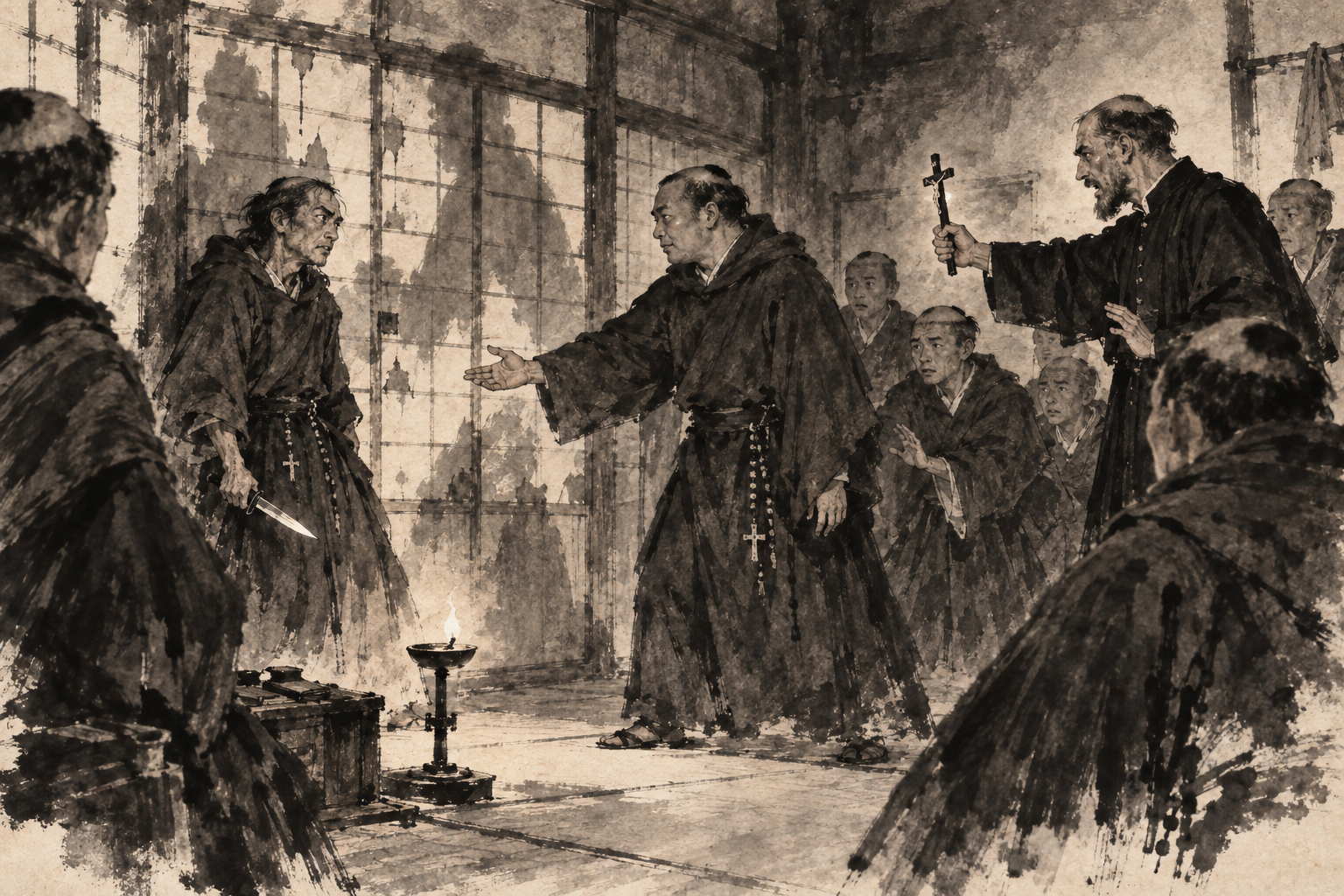 Brother Joseph refuses the scourge