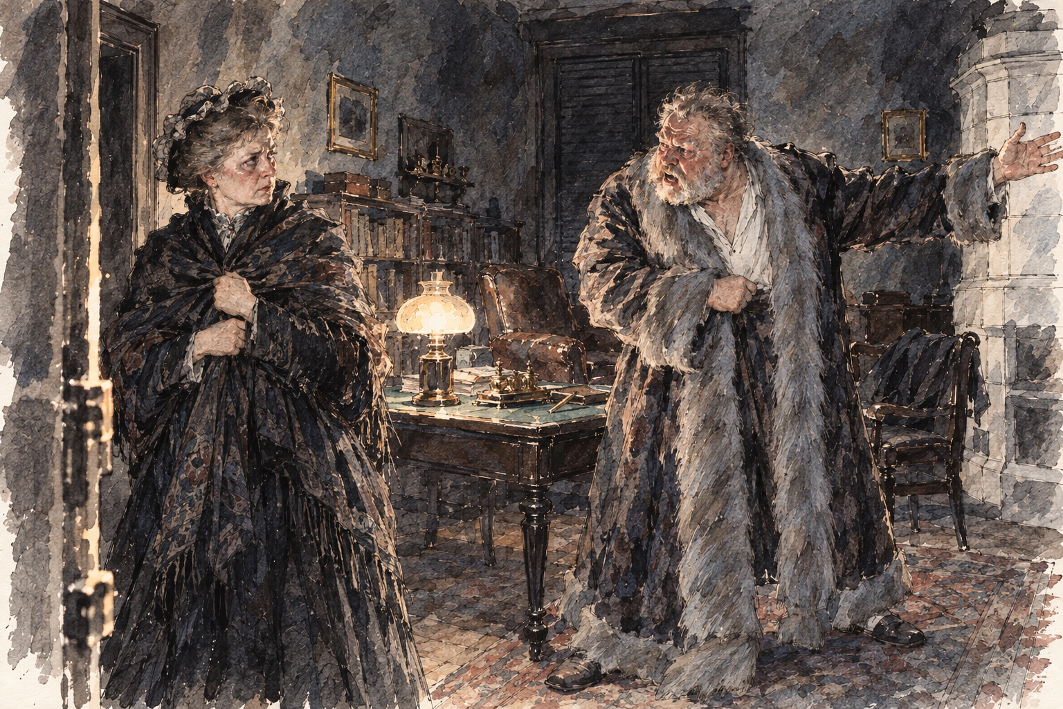 A Scene in the Little Study