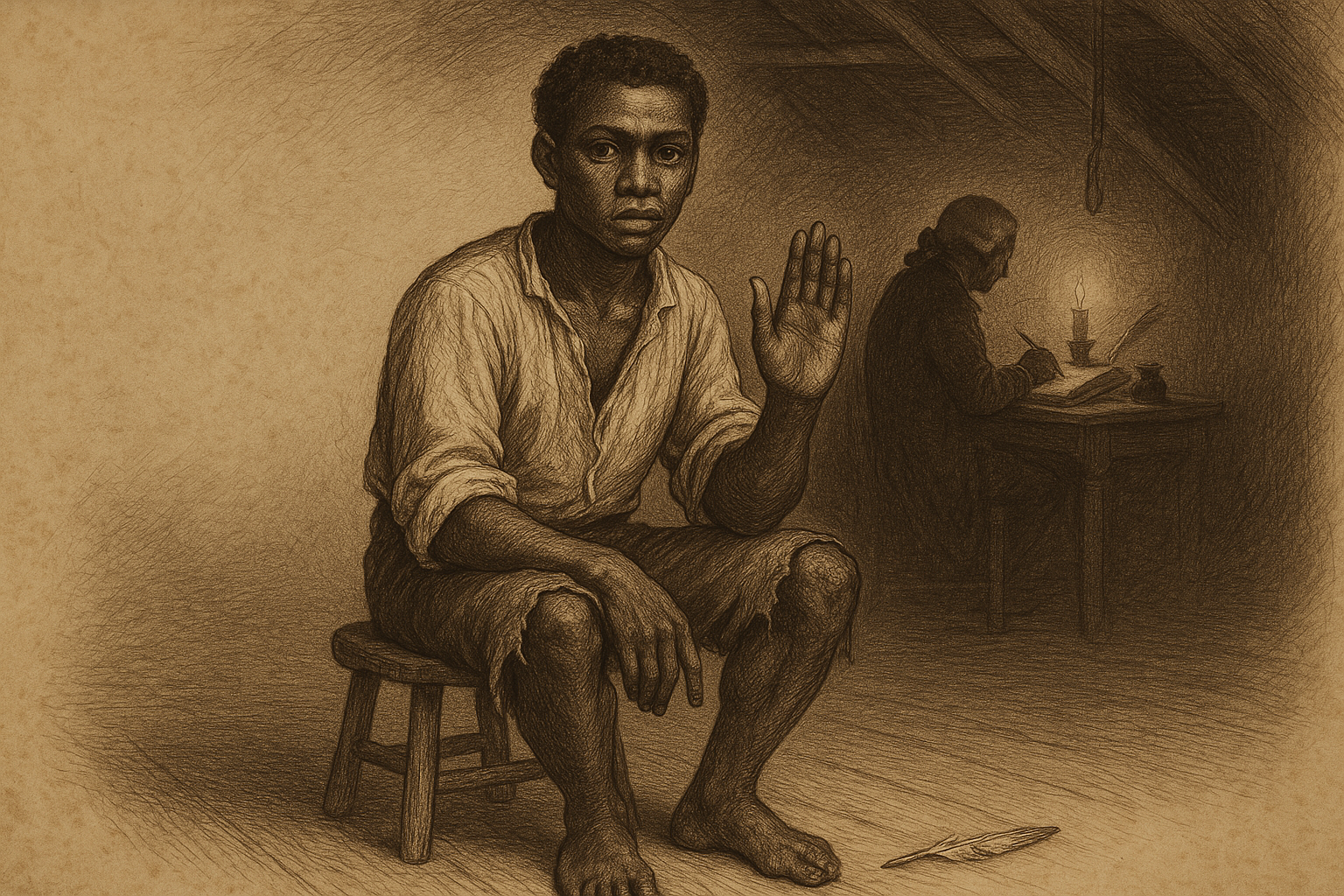 Crusoe Rewritten Through a Mouthless Friday — Foe