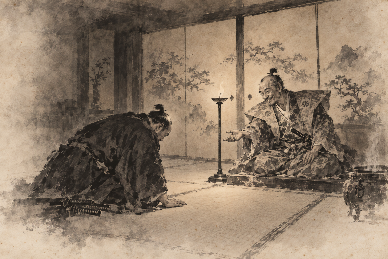 The Taikō offers Genjiko