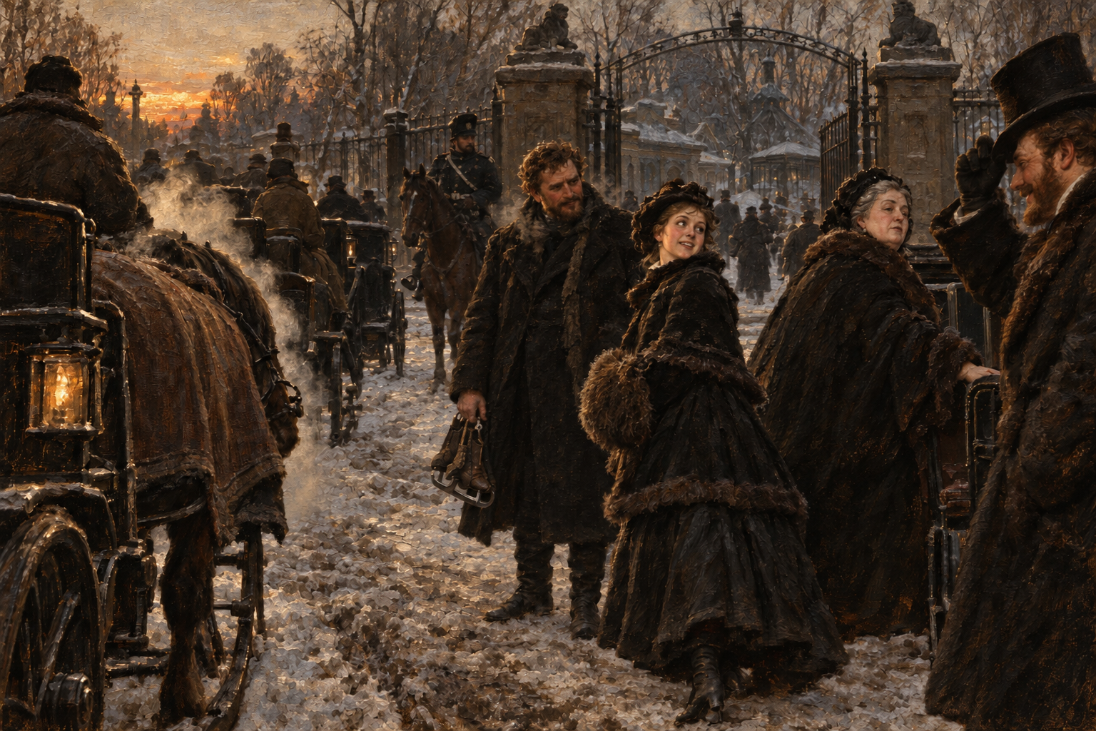 Au revoir at the gates