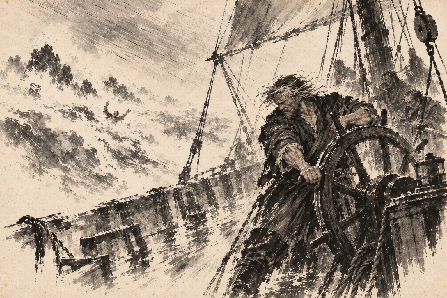 Hendrik taken by the sea