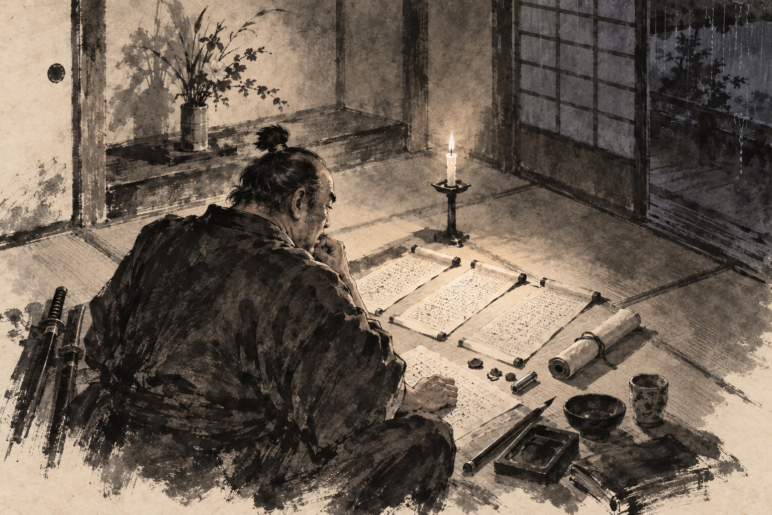 Decoding Kiri's cipher by candlelight