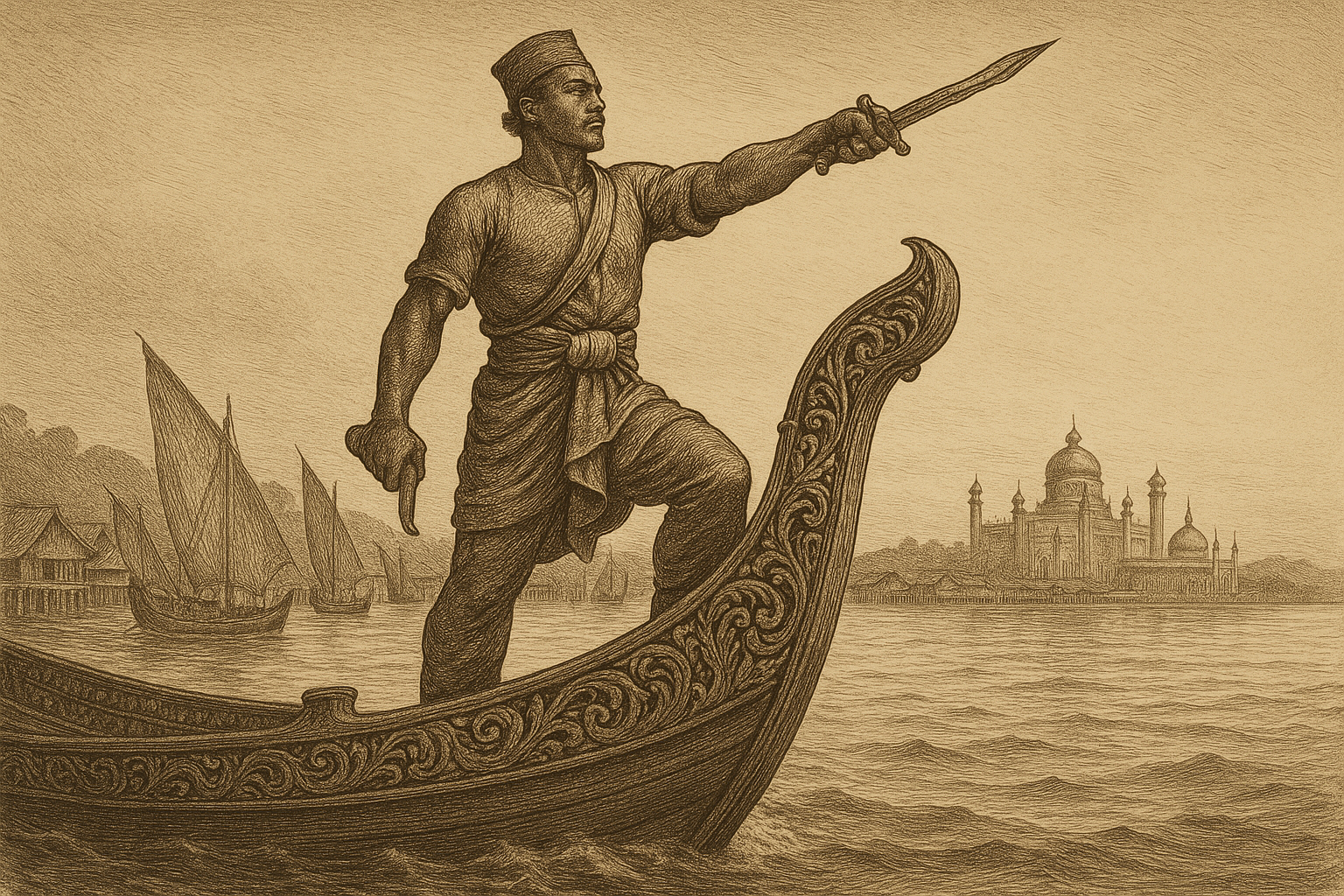 The Warrior Who Held the Sea — Syair Awang Semaun