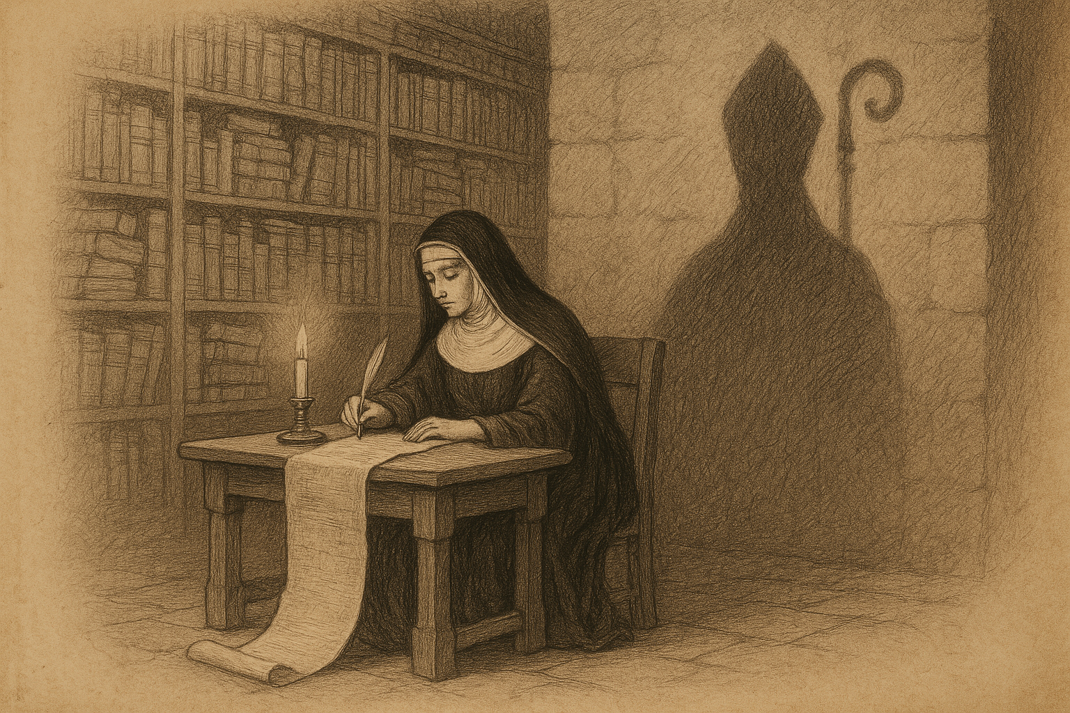 She Answered a Bishop Disguised as a Nun and Lost Everything but the Argument — Respuesta a Sor Filotea de la Cruz