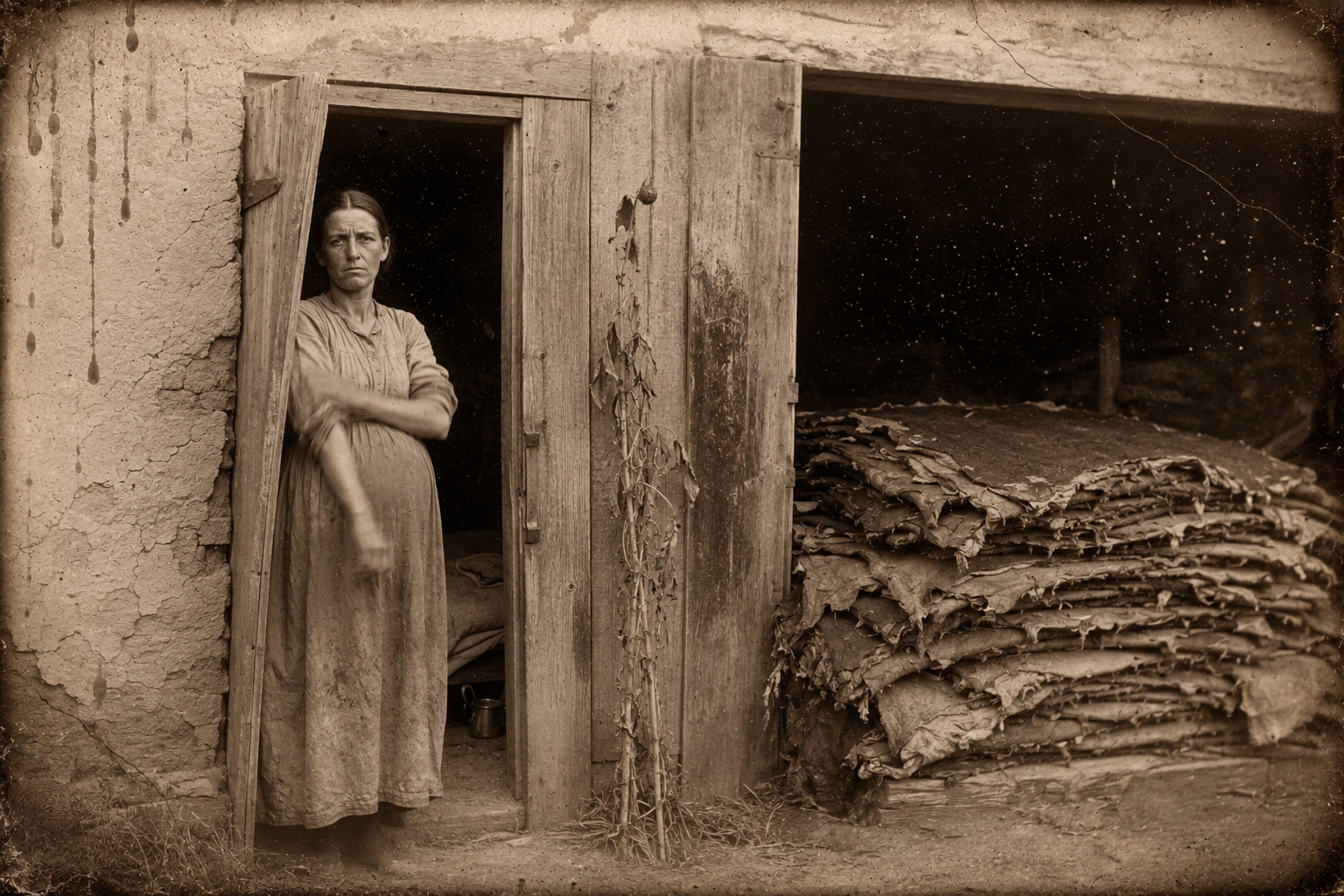 The room Fowler got for her — a dirty closet against the hide warehouse, the fleas out of the skins, and a week of scratching.