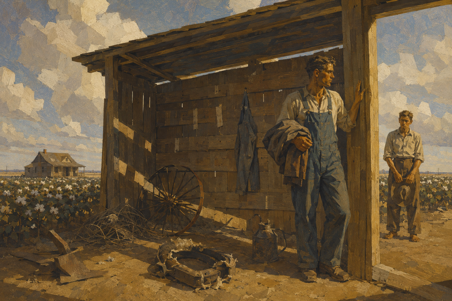 The empty tool shed
