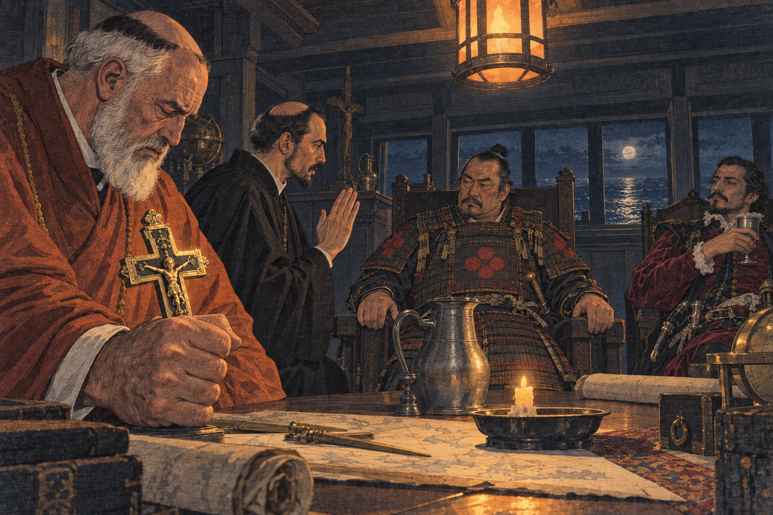 The oath before the cross