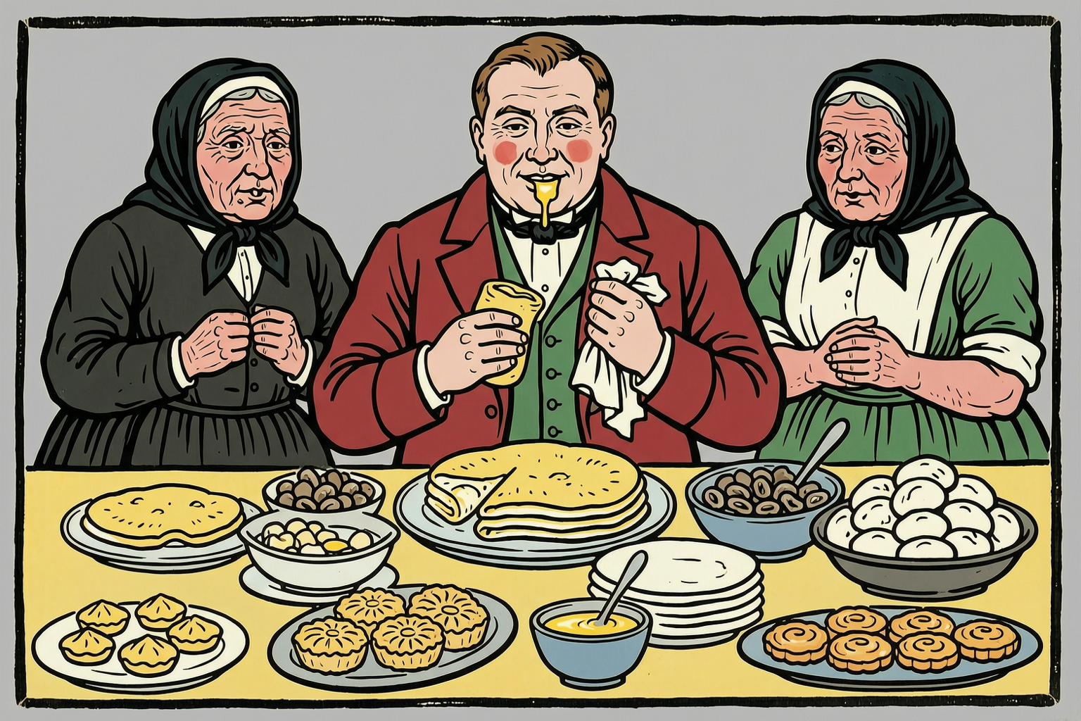 Pancakes and the Unleavened Egg Pie