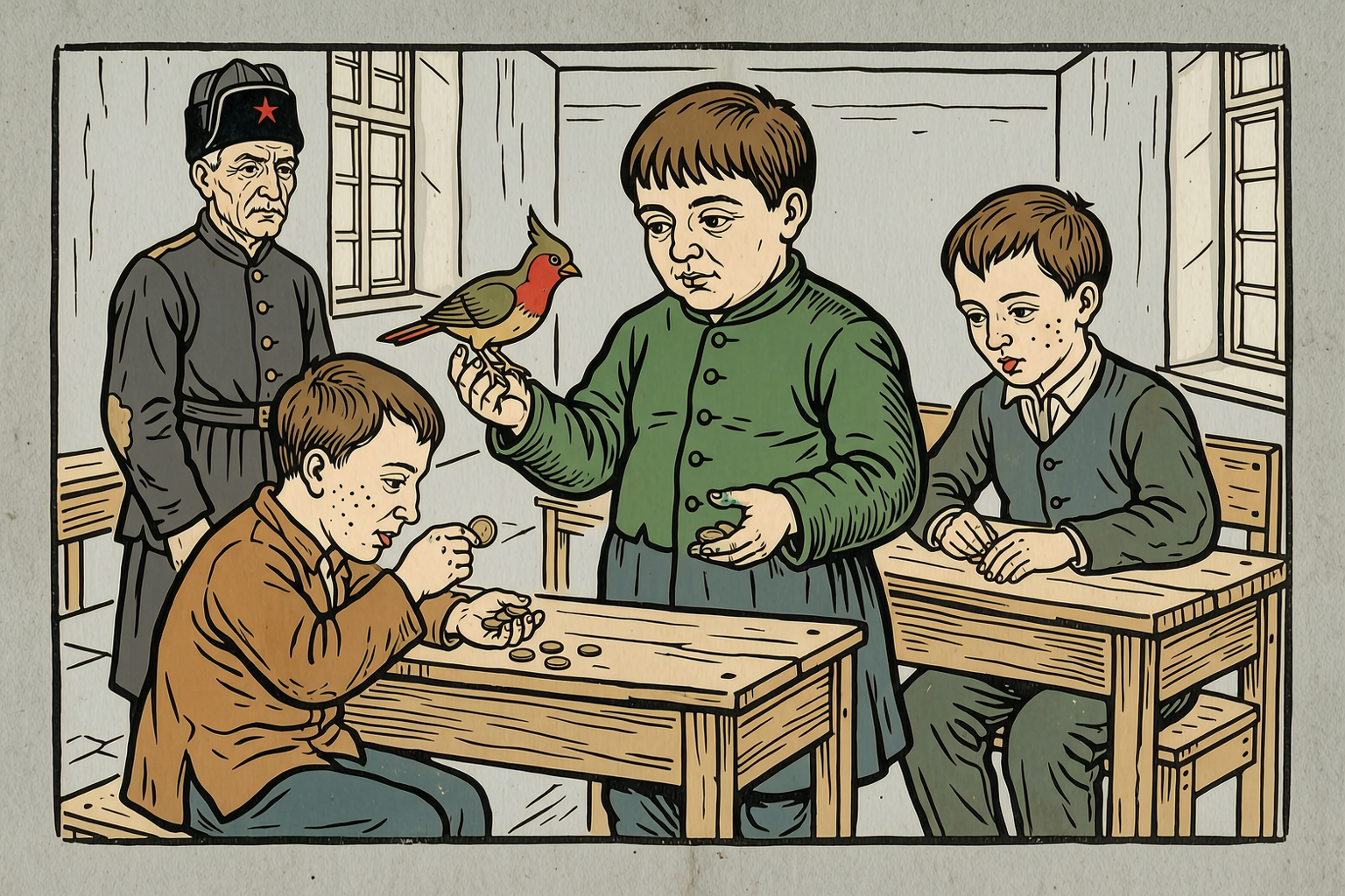 The bullfinch and the mouse