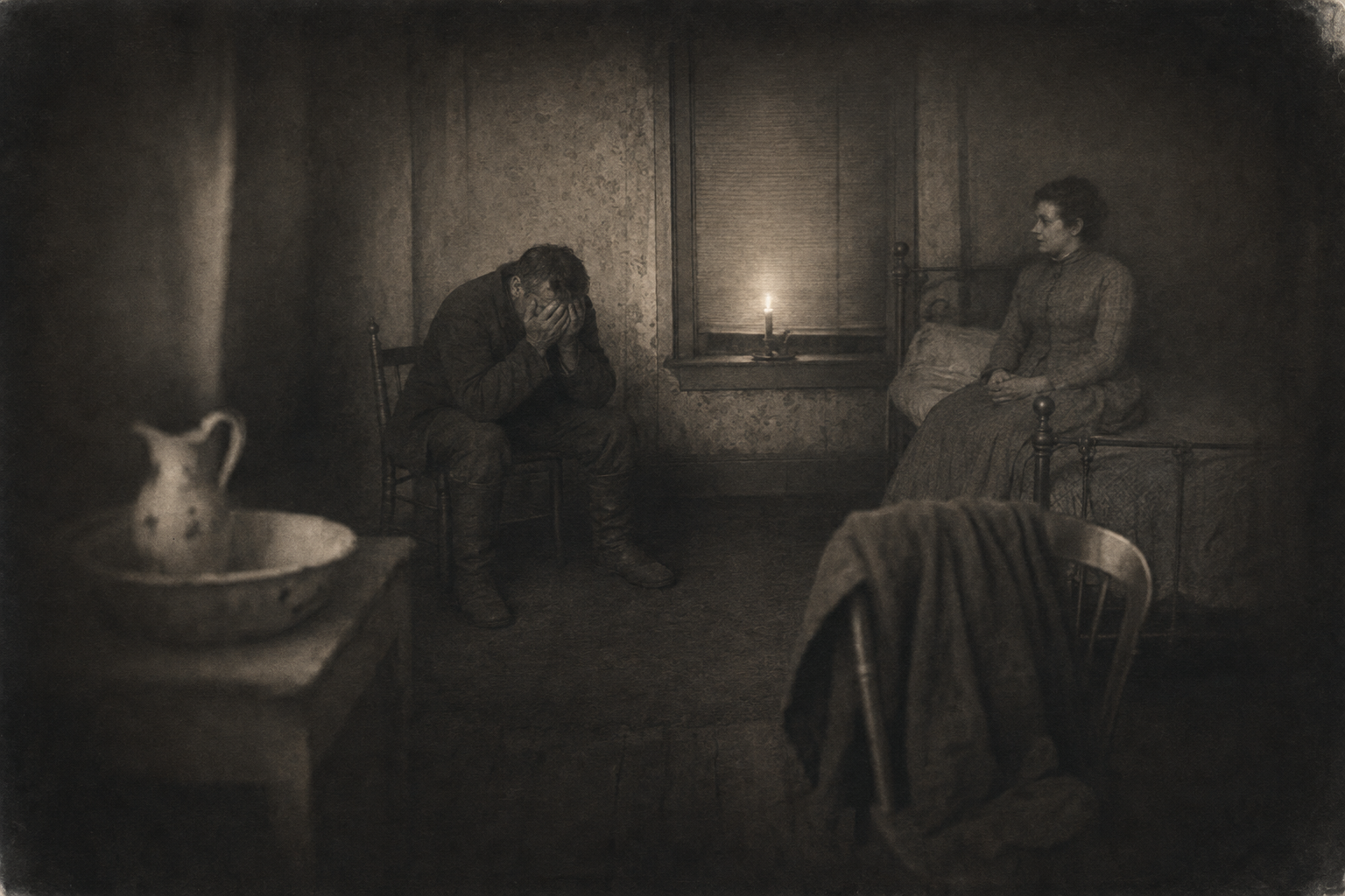 Crying in the upstairs room