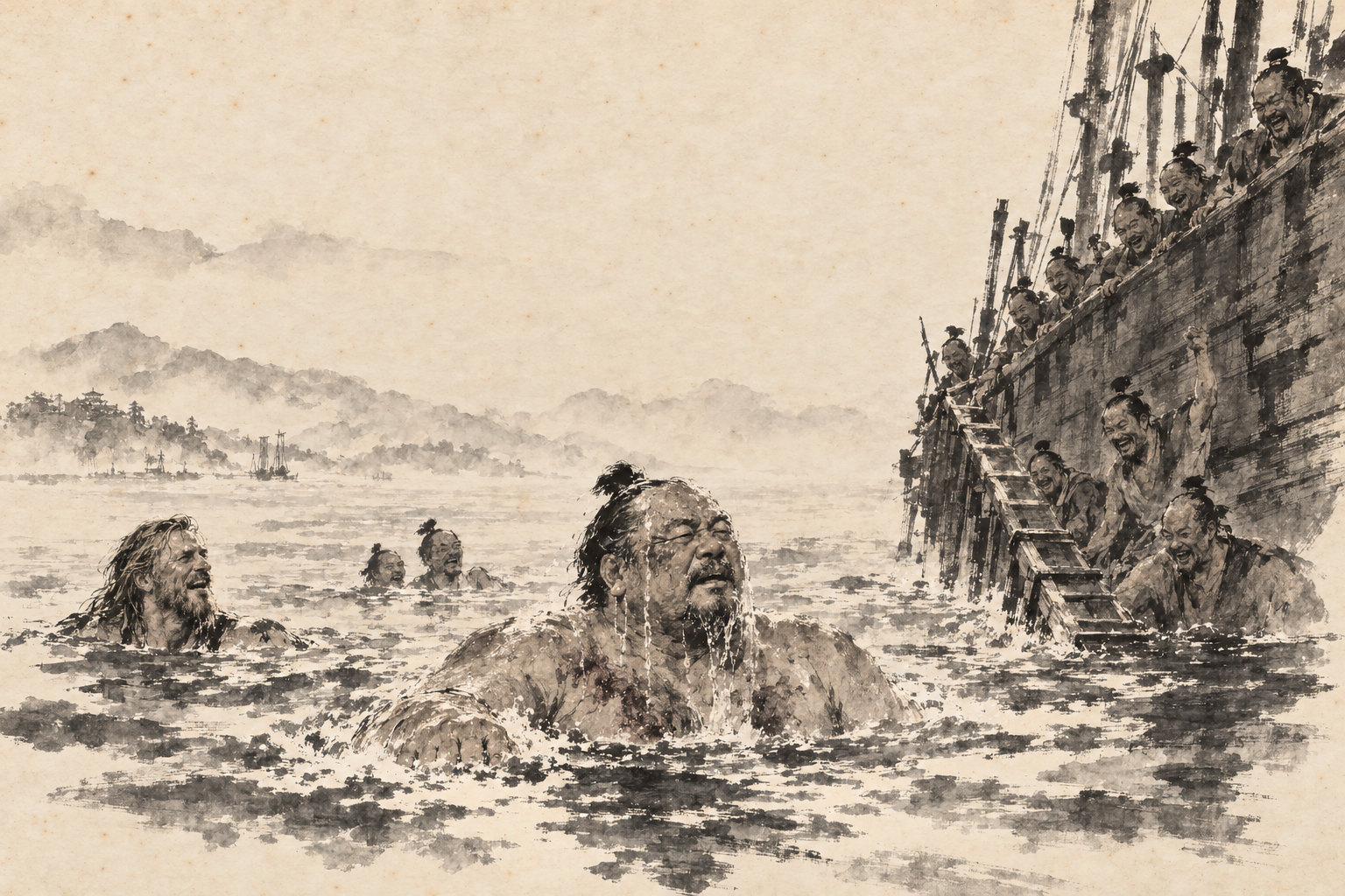 Toranaga's first true dive