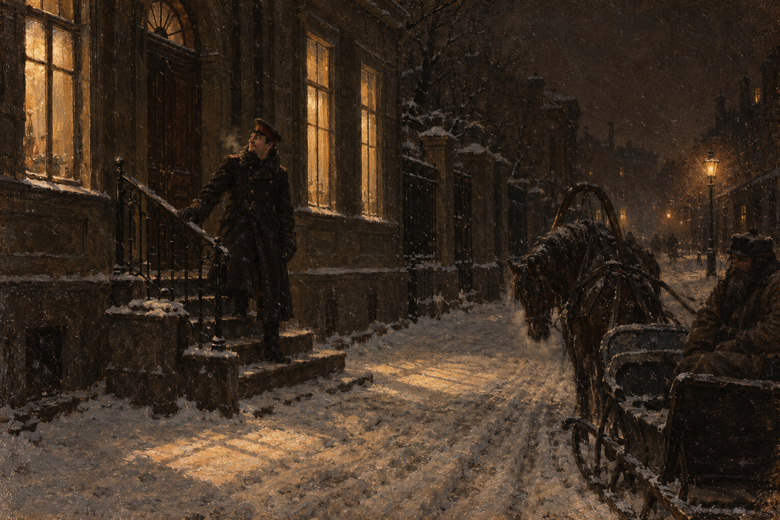 Leaving the Shcherbatskys'