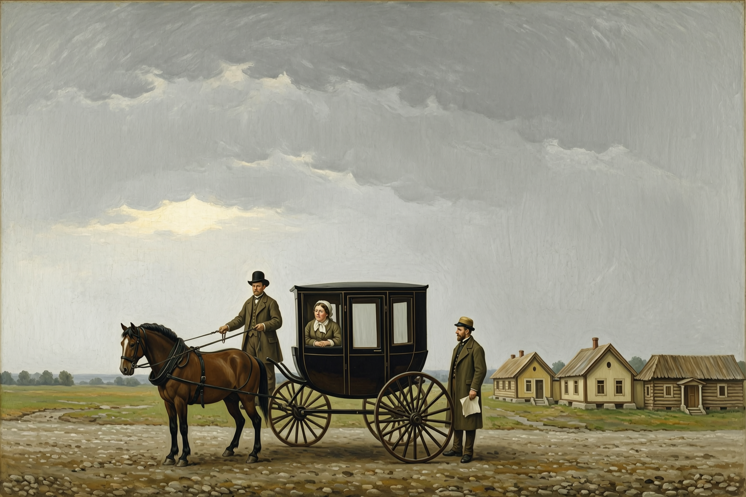 Driving Across Town With News