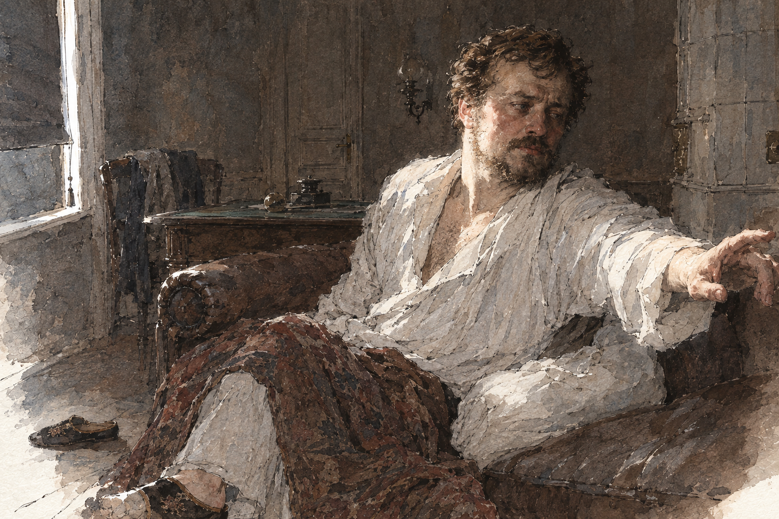 The Arm Reaching for the Dressing-Gown