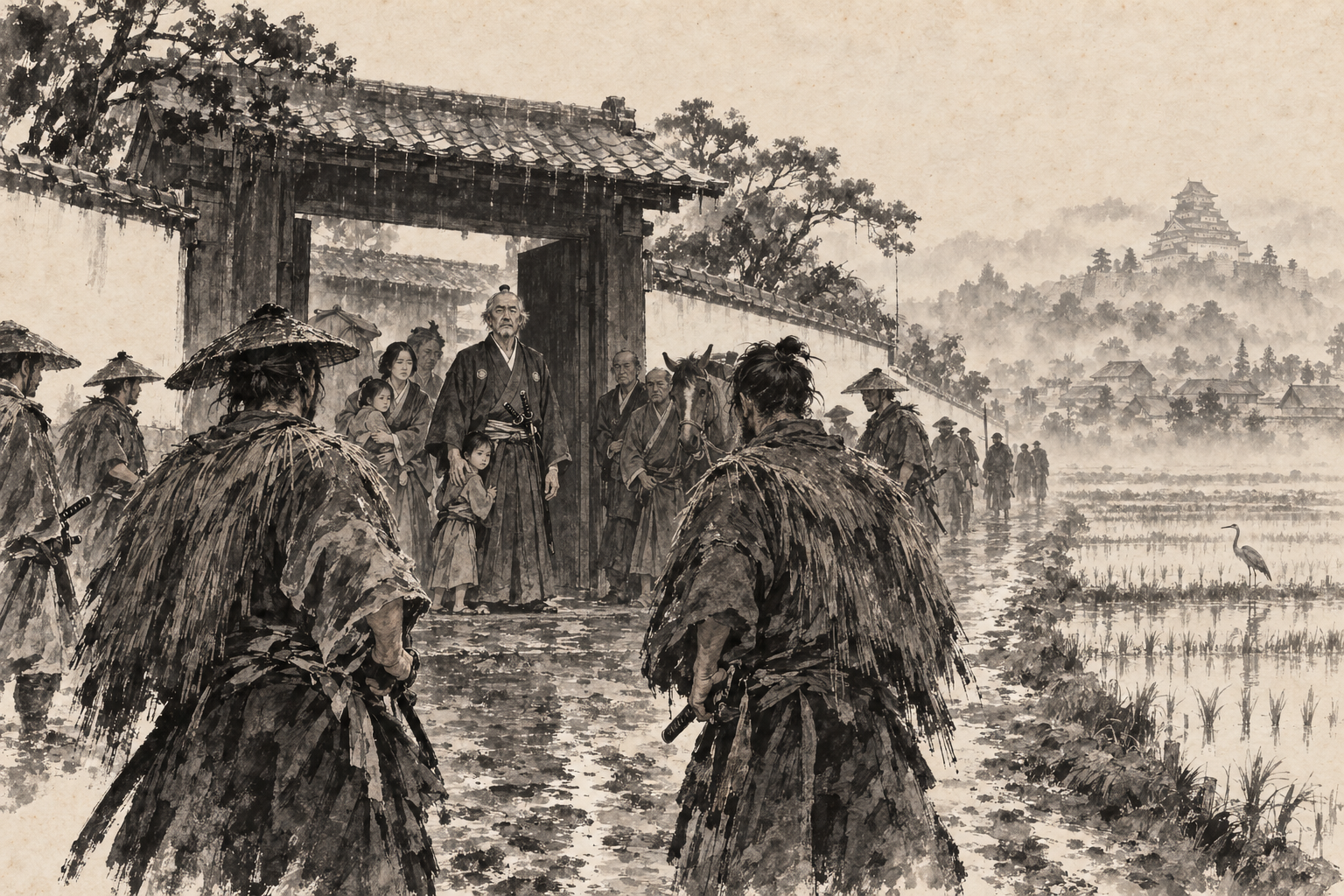 Sugiyama trapped at his gate