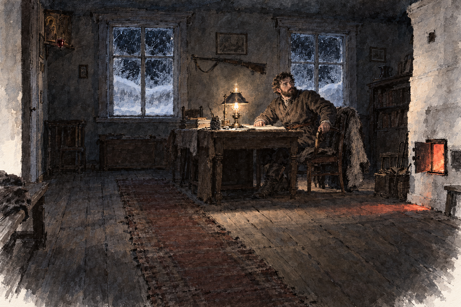 Two months alone in the country