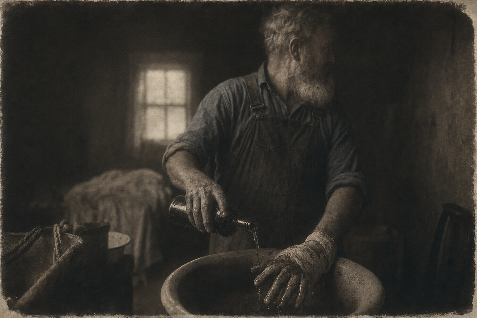 Whisky on the hand