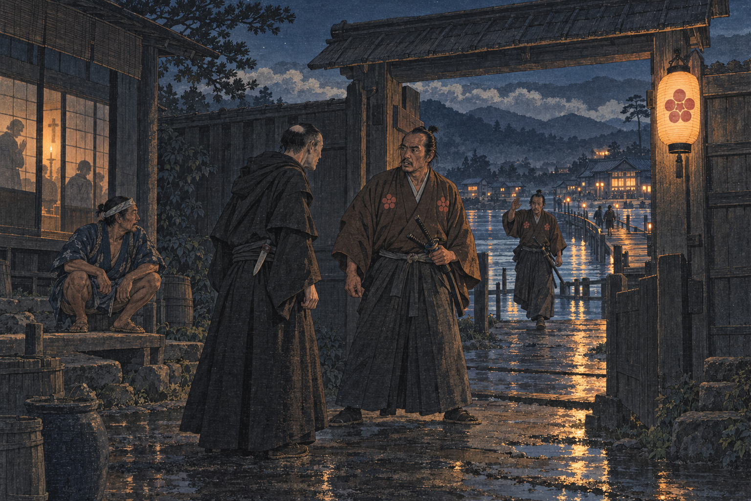 Joseph halted at the gate, Alvito summoned