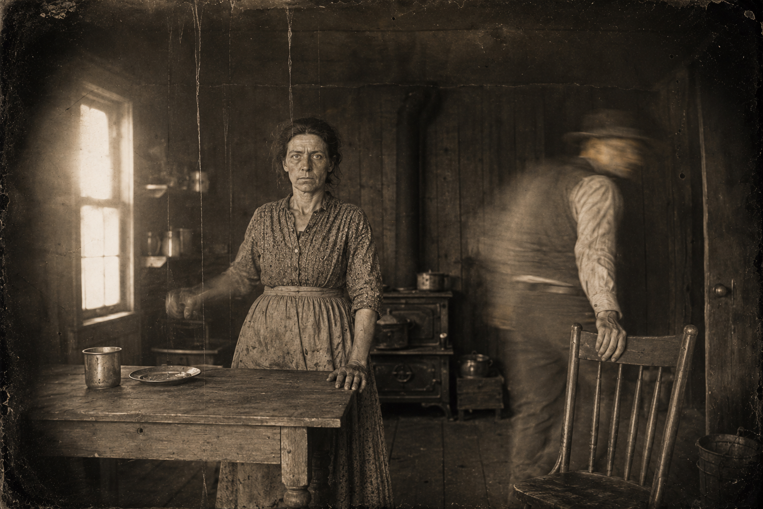 That morning at home, Elmira tells July she wishes he'd turn back white, her mouth tight, looking right through him.