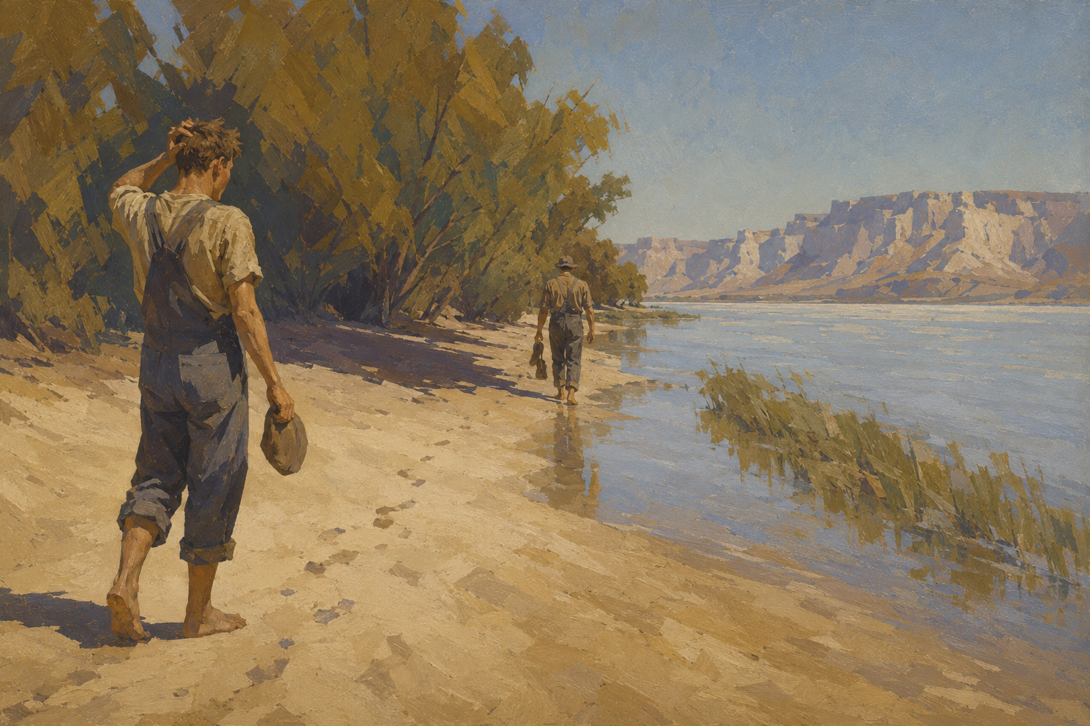 Noah goes down the river