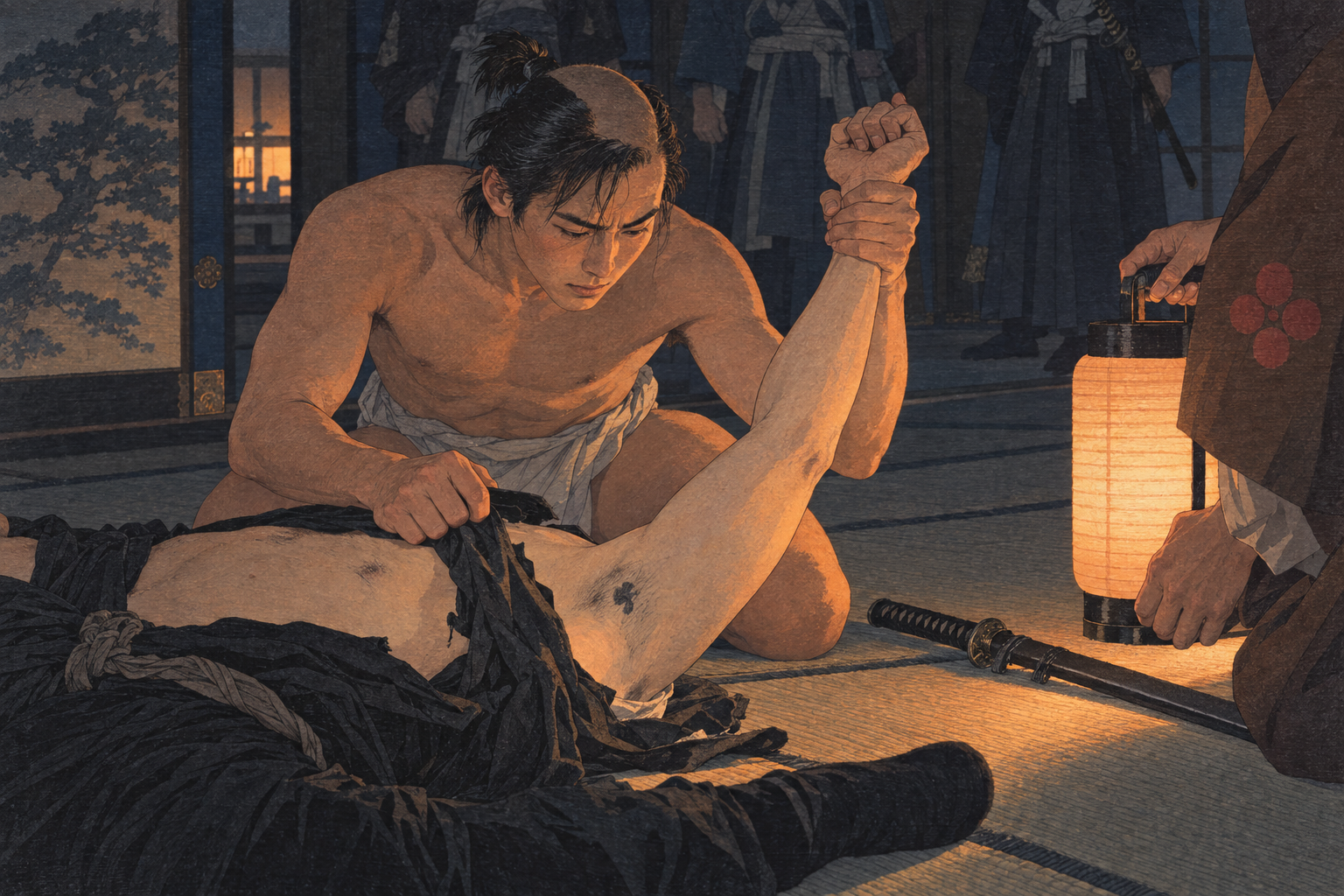 The Amida tattoo in the armpit