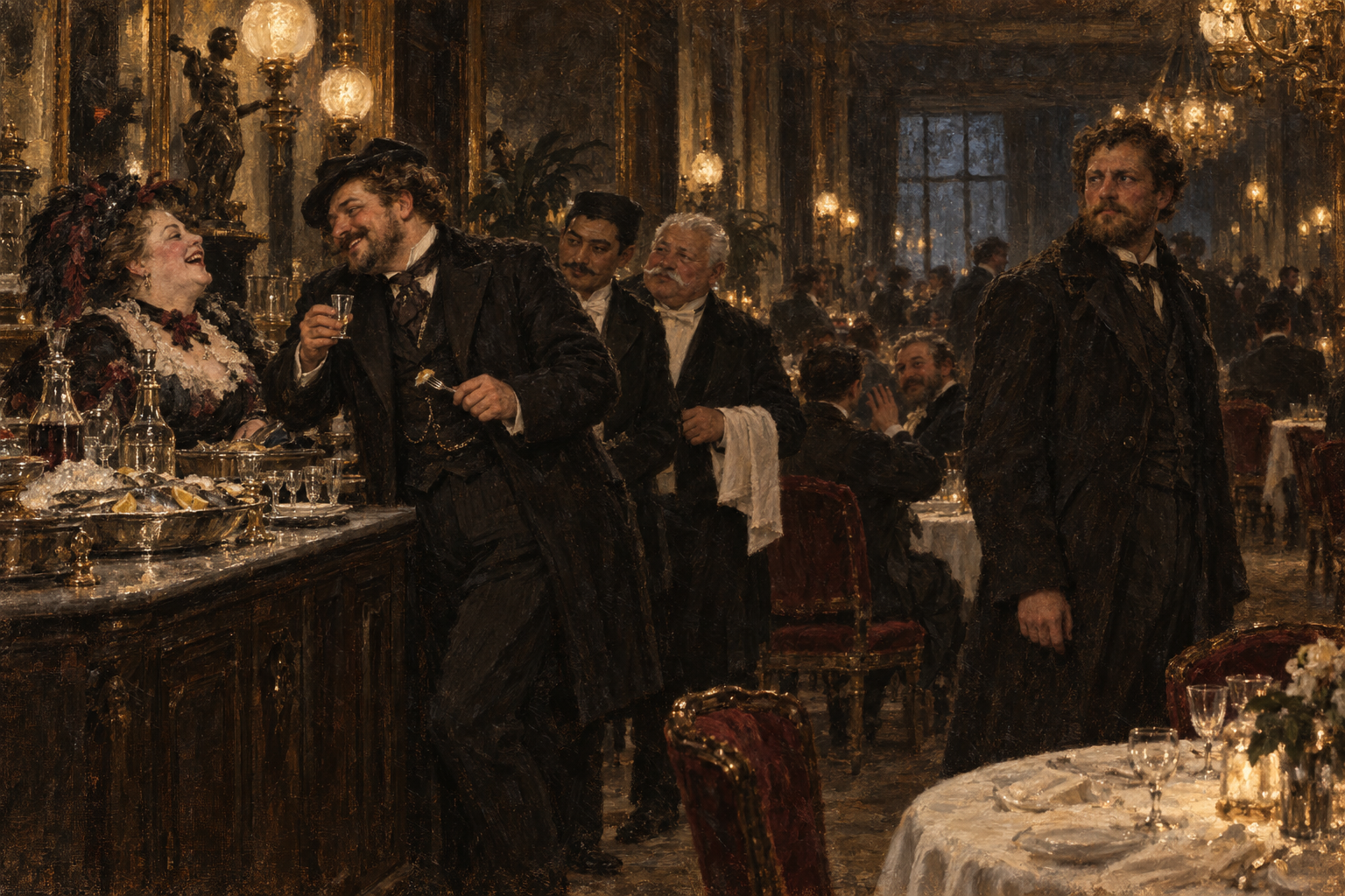 The buffet at the Angleterre
