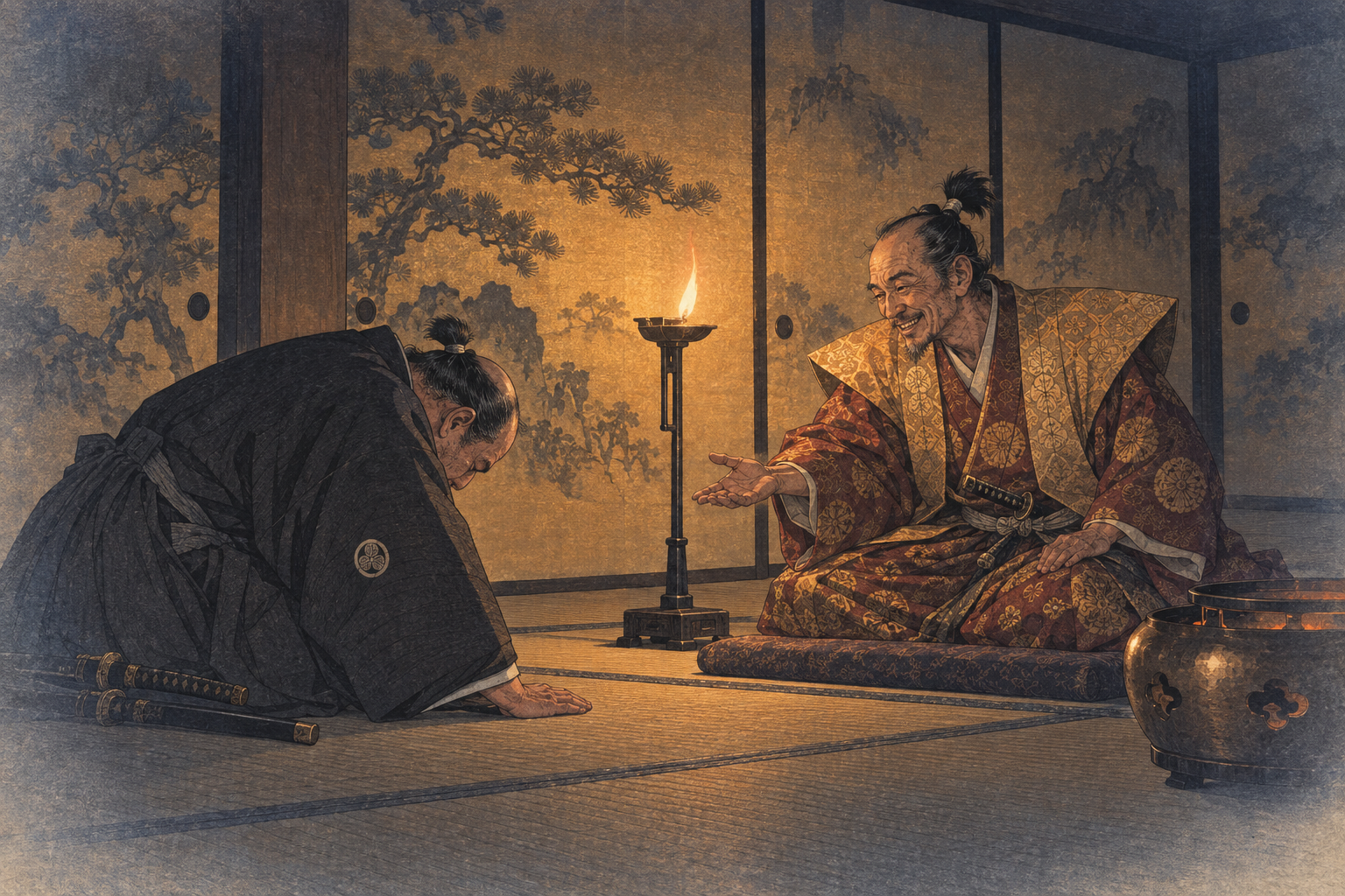 The Taikō offers Genjiko