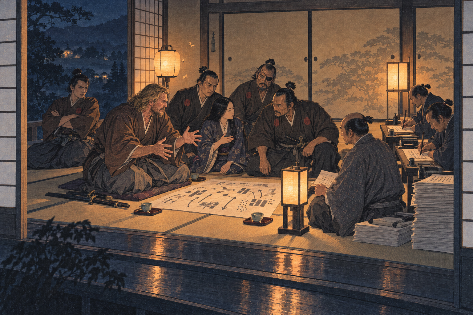 The war manual dictated by lamplight