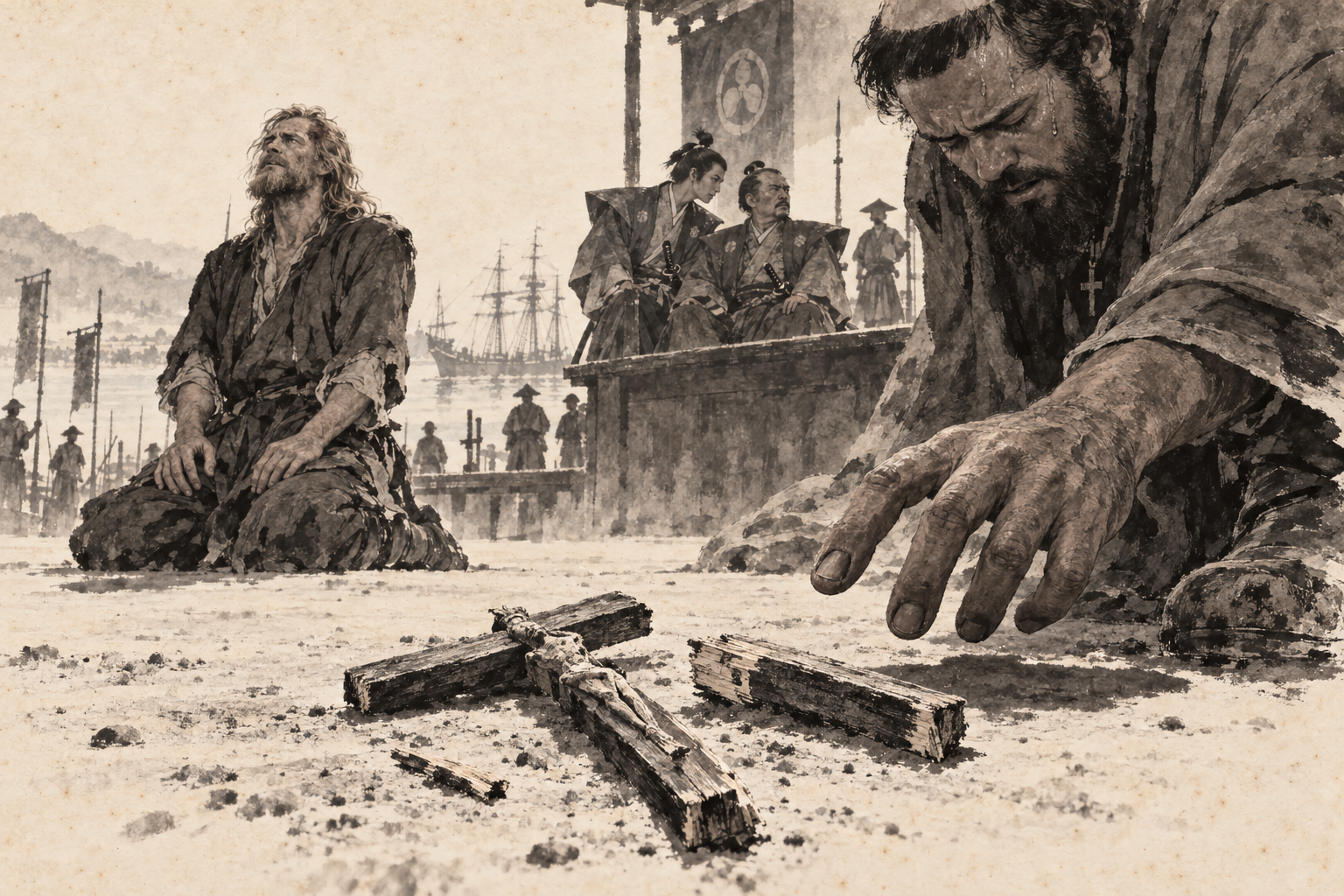 The pieces of the cross