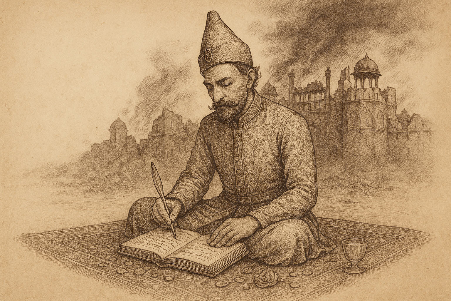 Urdu's Greatest Poet Lived Through the End of Mughal India — Divan-e-Ghalib