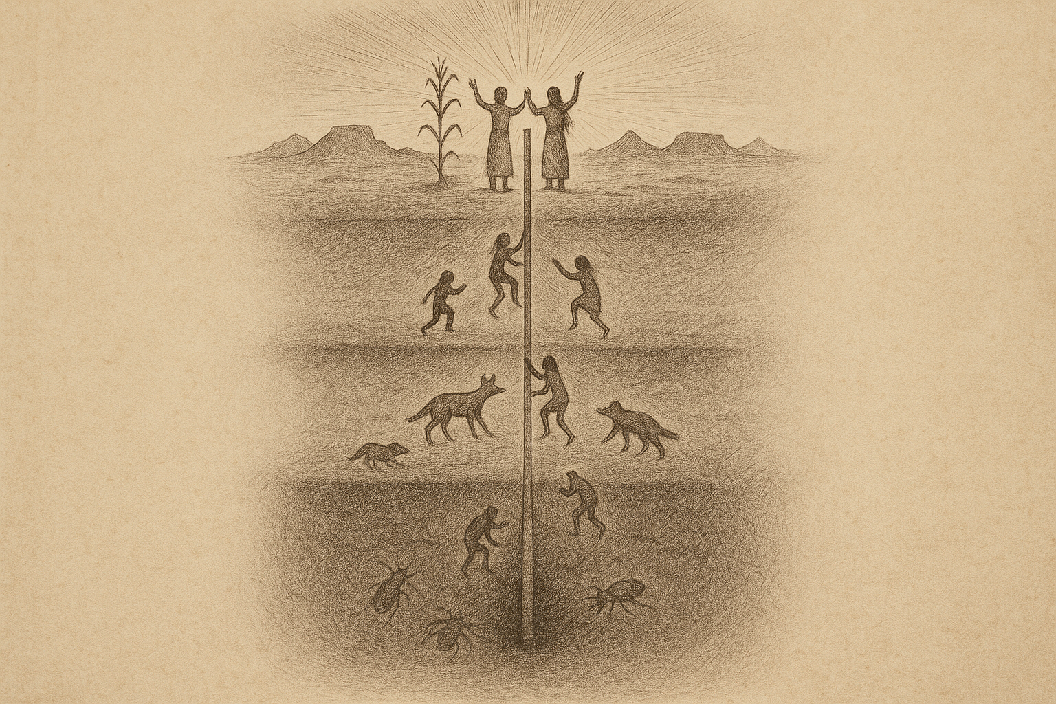 The Navajo Creation Story, Written Down at Last — Dine bahane': The Navajo Creation Story