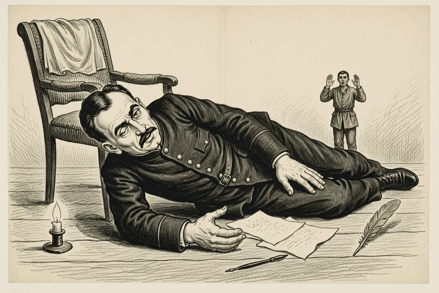 The Public Prosecutor off his chair