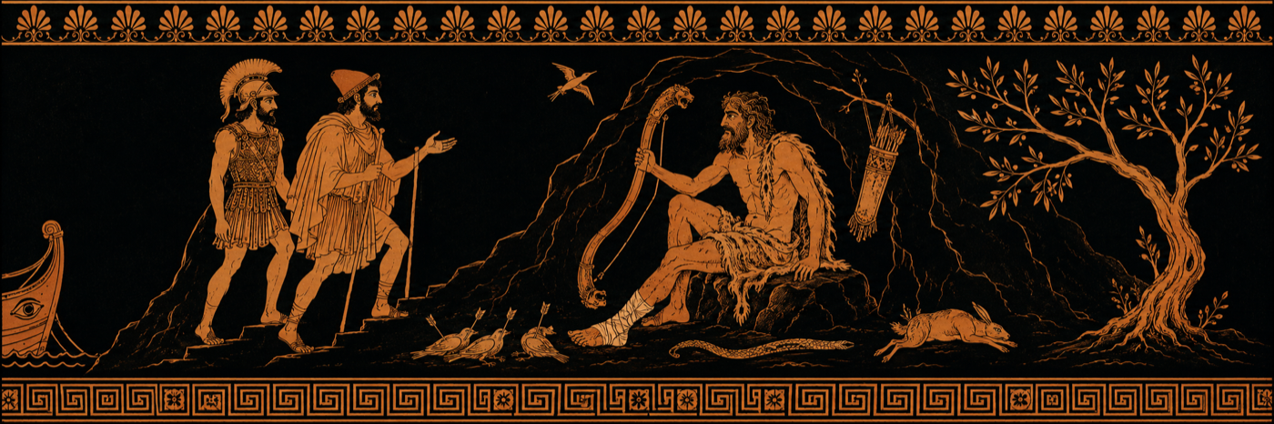 Posthomerica, Book 9 — Philoctetes Recalled from Lemnos