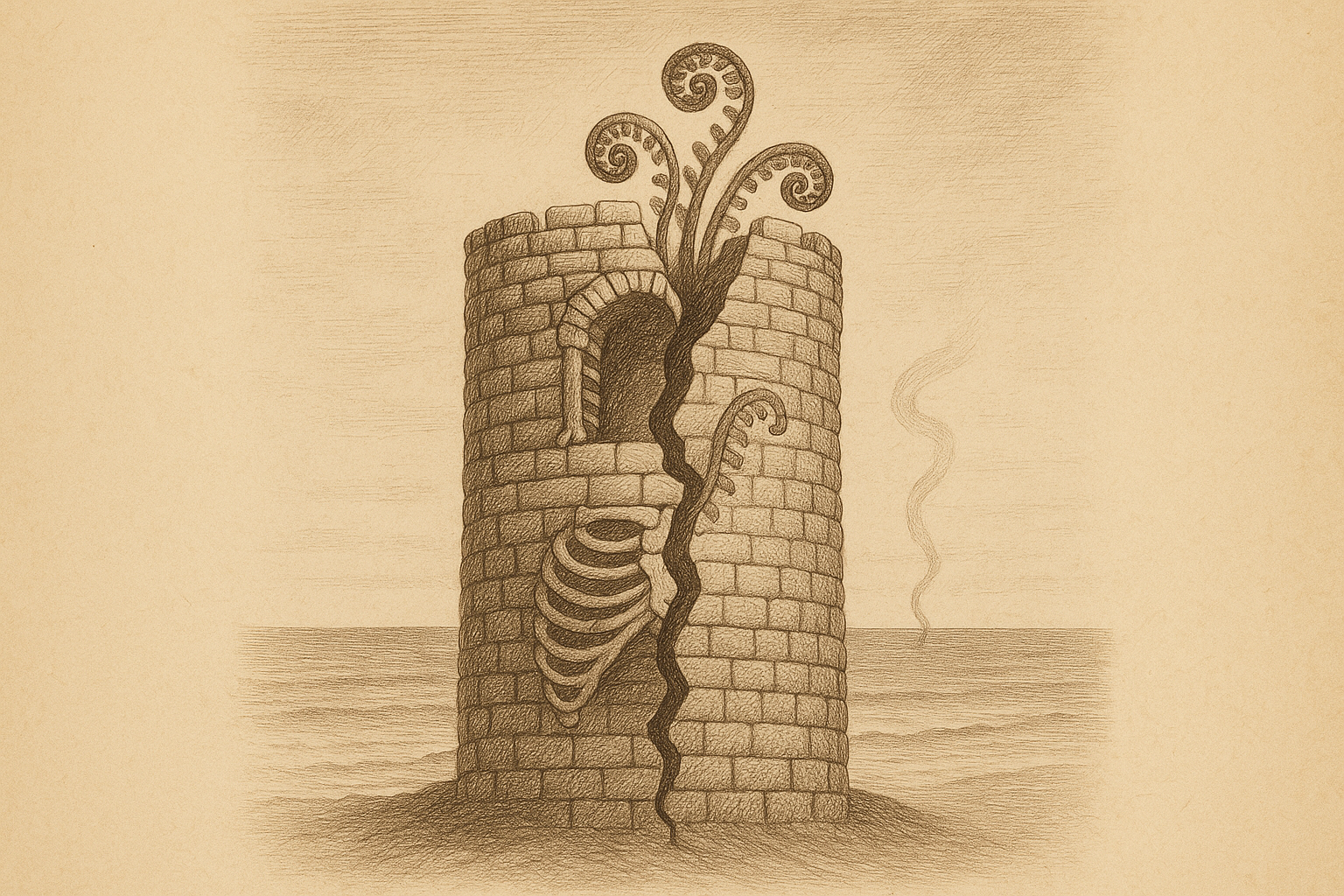 She Built a Tower to Keep the World Out. The Ancestors Were Already Inside. — The Bone People