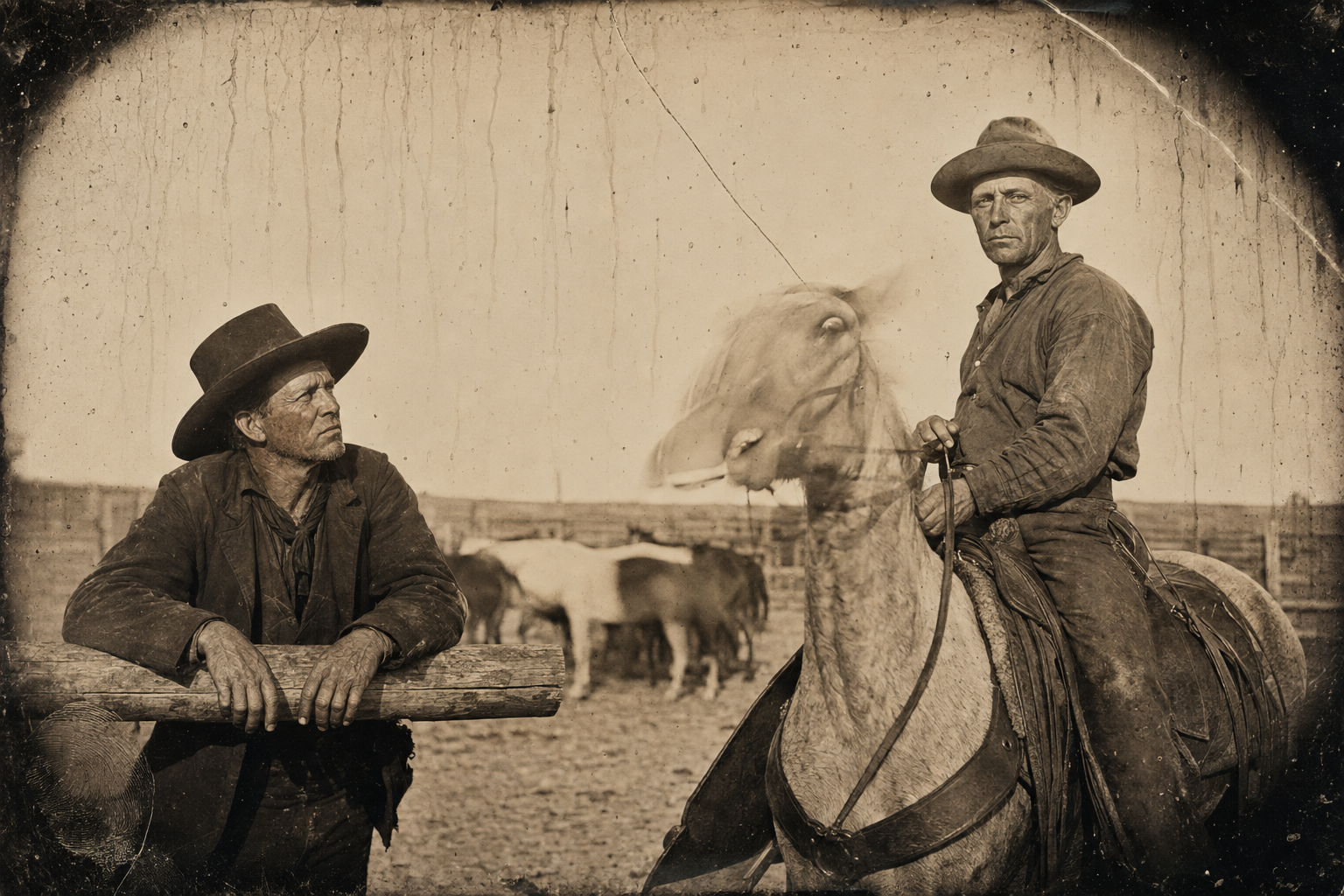Wilbarger offers the thirty-eight sorted horses for the Hell Bitch and Call, still mounted on her, refuses.