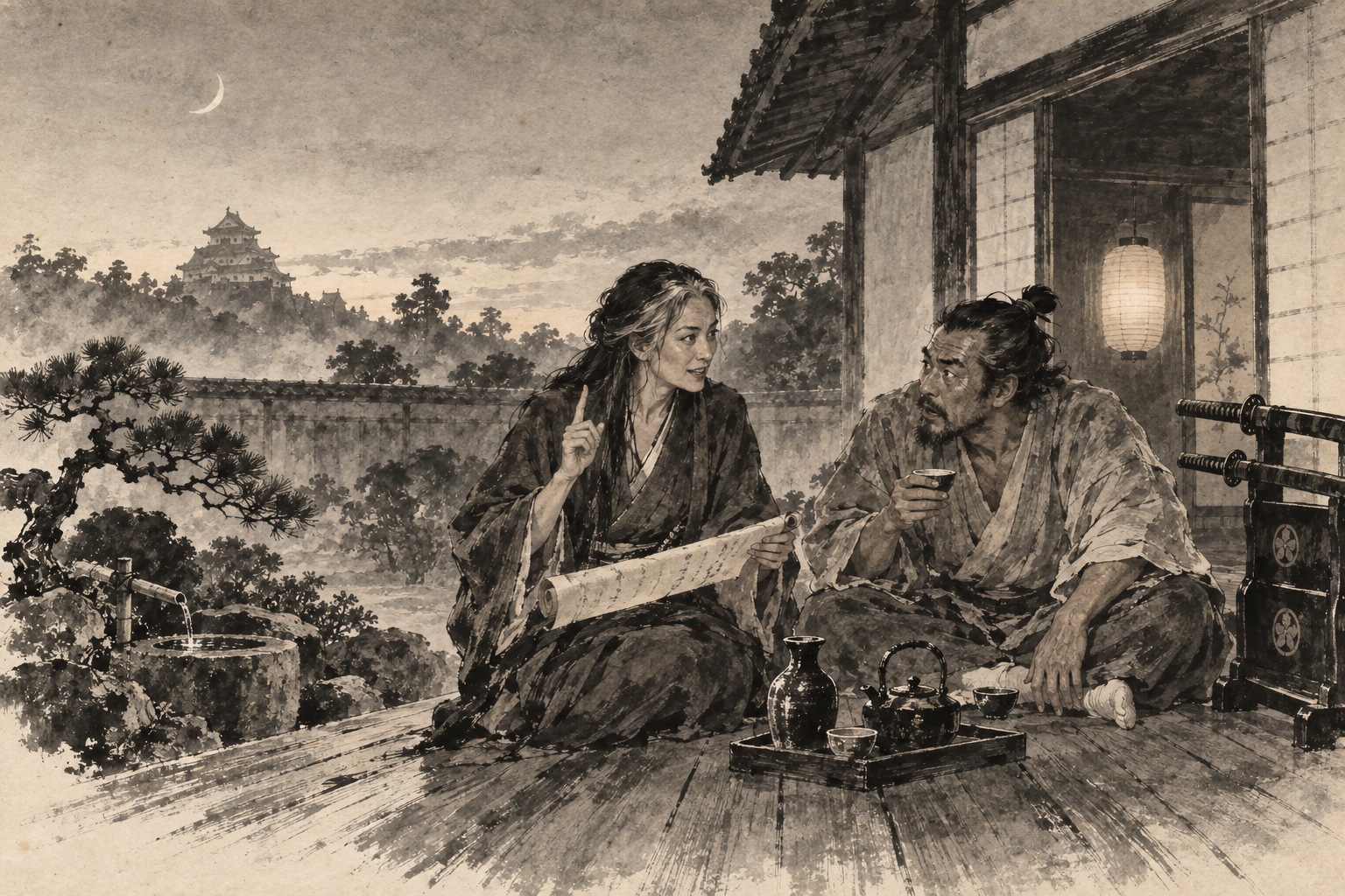 Yuriko reads Omi's letter