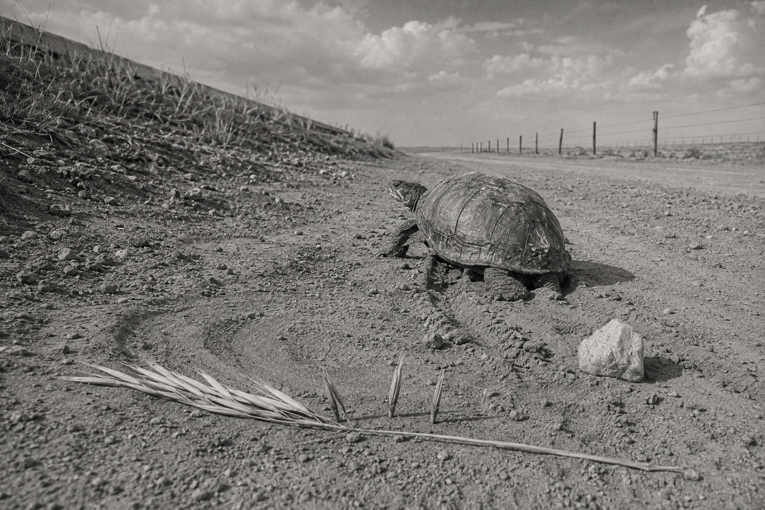 The seeds and the dust road