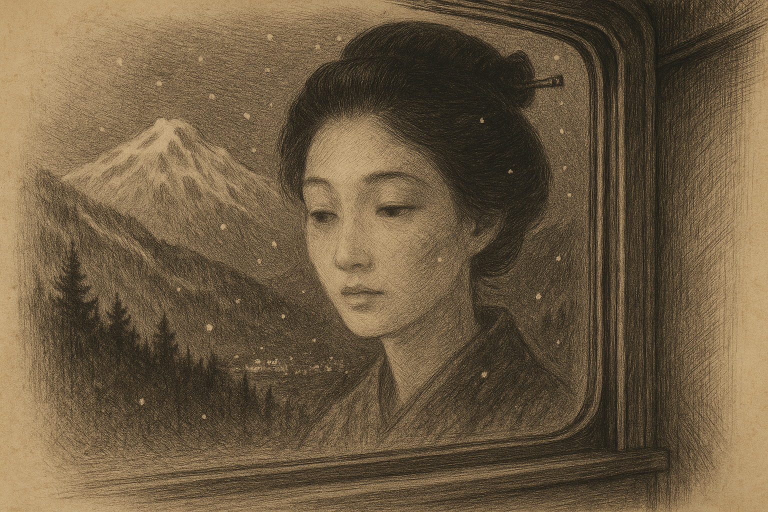 A Tokyo Man and a Hot-Spring Geisha, Both Wasted — Snow Country