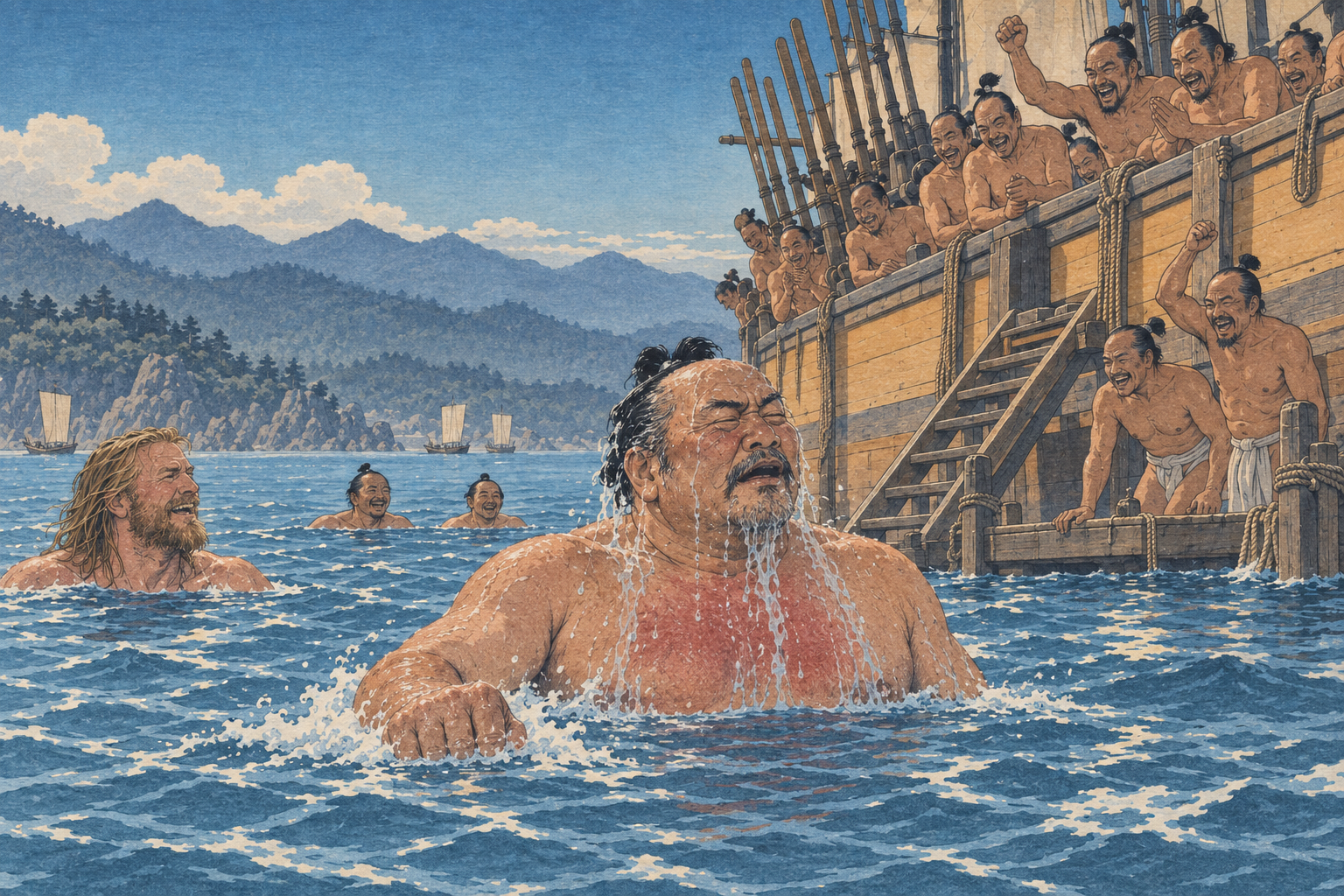 Toranaga's first true dive