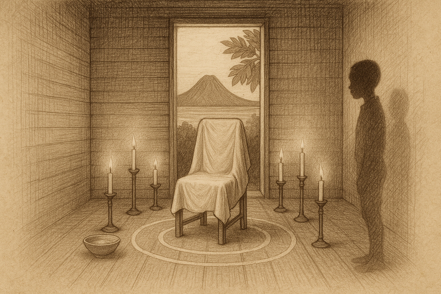 The Island Kept Its Spirits Under the Church Floor. — Spirits in the Dark