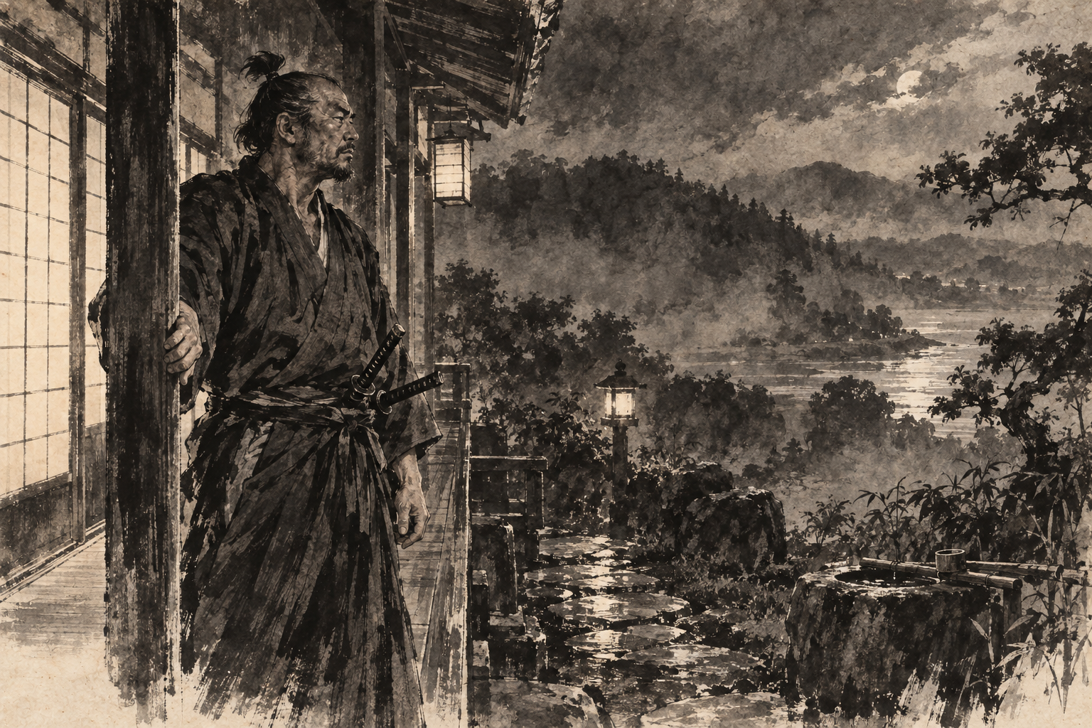 Yoshinaka turns his eyes away