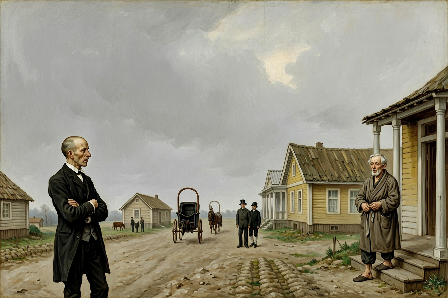 The Town Comes Out Of Doors