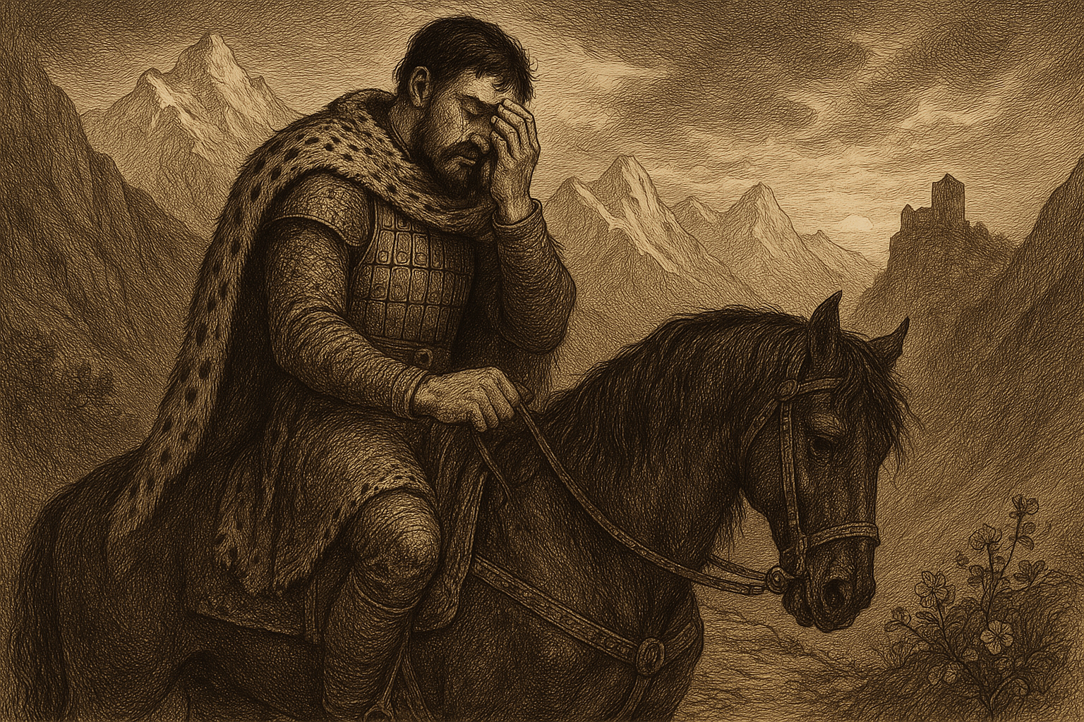 The Weeping Knight — The Knight in the Panther's Skin