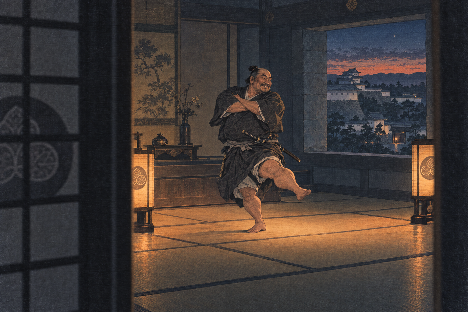 Toranaga dances alone