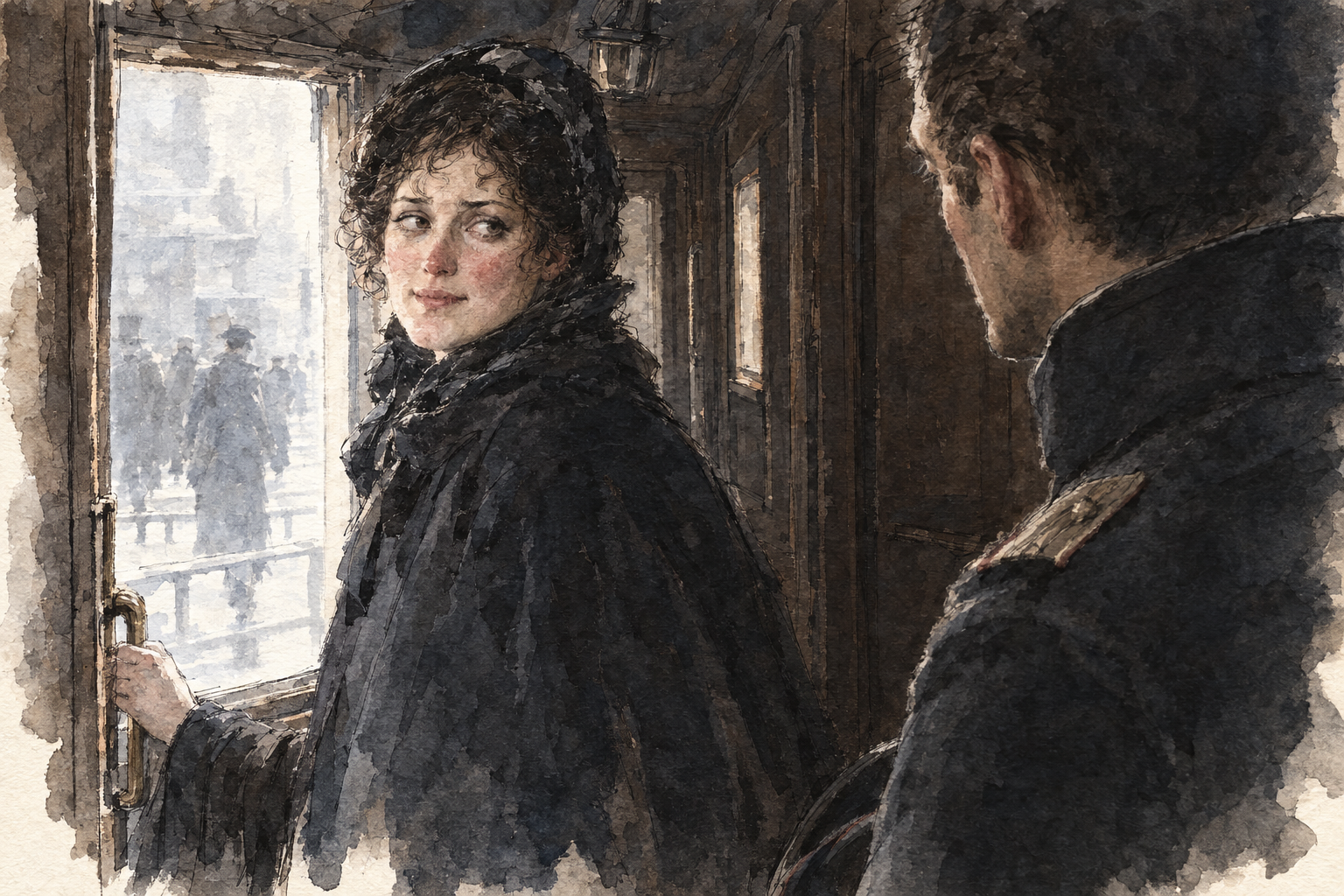 The Look in the Carriage Doorway